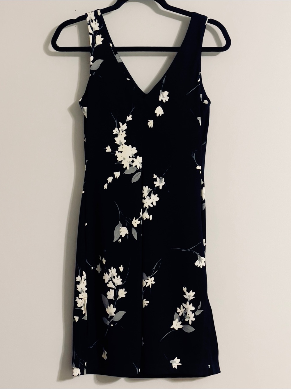 Vintage RWear Rampage Dress 90s Midi Slip Black Floral Whimsigoth Grunge Goth 7